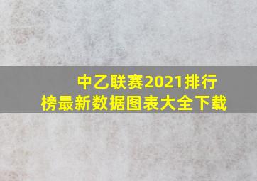 中乙联赛2021排行榜最新数据图表大全下载