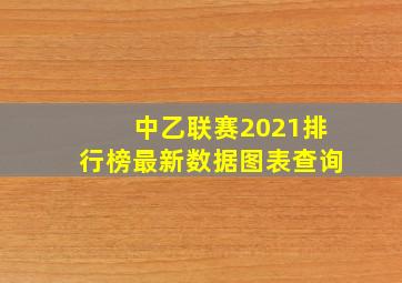 中乙联赛2021排行榜最新数据图表查询