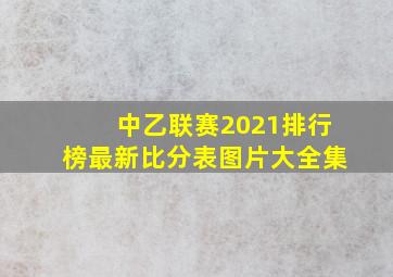 中乙联赛2021排行榜最新比分表图片大全集