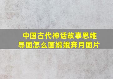 中国古代神话故事思维导图怎么画嫦娥奔月图片