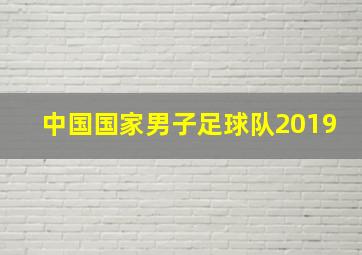 中国国家男子足球队2019