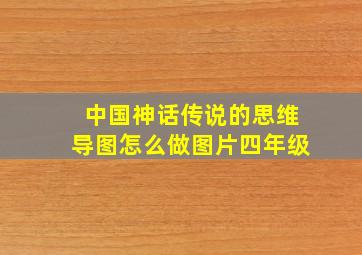 中国神话传说的思维导图怎么做图片四年级