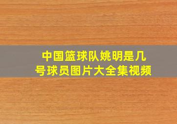 中国篮球队姚明是几号球员图片大全集视频