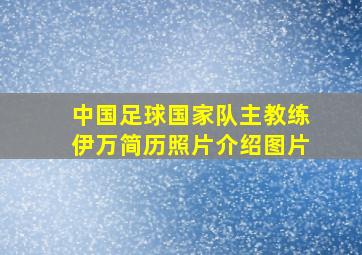 中国足球国家队主教练伊万简历照片介绍图片