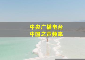 中央广播电台中国之声频率