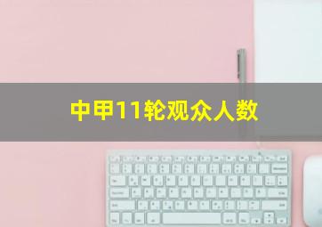 中甲11轮观众人数