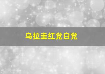 乌拉圭红党白党