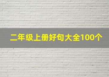 二年级上册好句大全100个