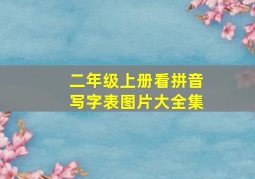 二年级上册看拼音写字表图片大全集