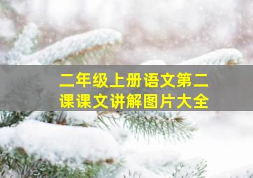 二年级上册语文第二课课文讲解图片大全