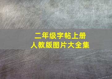 二年级字帖上册人教版图片大全集