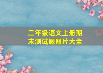 二年级语文上册期末测试题图片大全