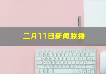 二月11日新闻联播