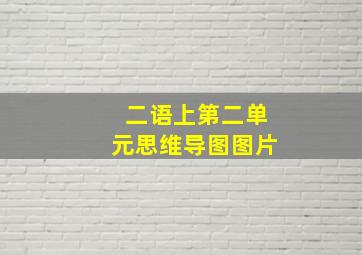 二语上第二单元思维导图图片