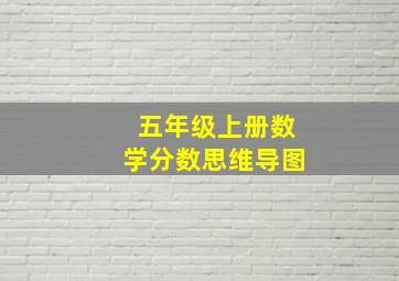 五年级上册数学分数思维导图