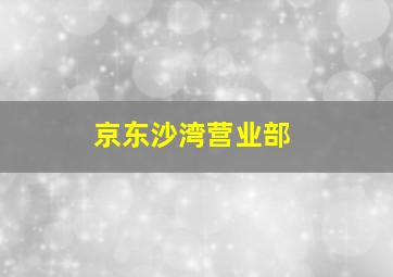 京东沙湾营业部