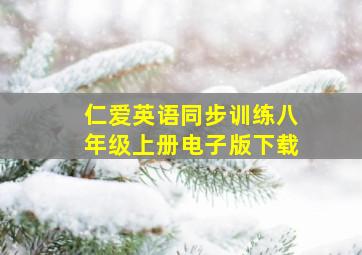 仁爱英语同步训练八年级上册电子版下载