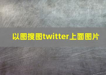 以图搜图twitter上面图片