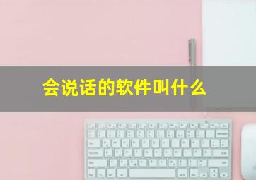 会说话的软件叫什么