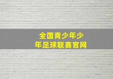 全国青少年少年足球联赛官网