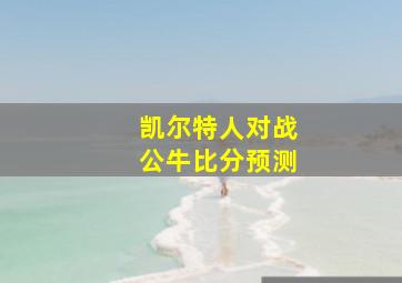 凯尔特人对战公牛比分预测