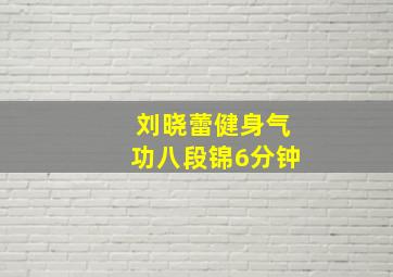 刘晓蕾健身气功八段锦6分钟