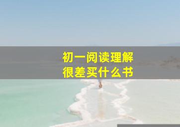 初一阅读理解很差买什么书