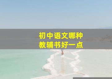 初中语文哪种教辅书好一点