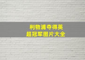 利物浦夺得英超冠军图片大全