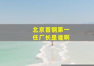 北京首钢第一任厂长是谁啊