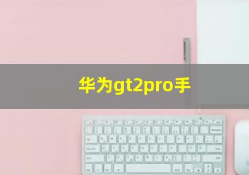 华为gt2pro手