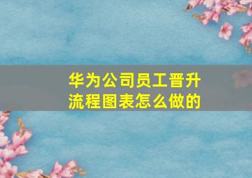 华为公司员工晋升流程图表怎么做的