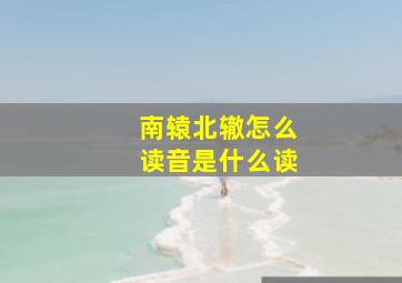 南辕北辙怎么读音是什么读