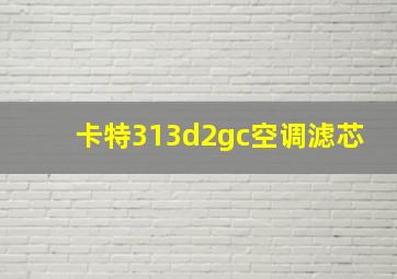 卡特313d2gc空调滤芯