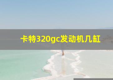 卡特320gc发动机几缸