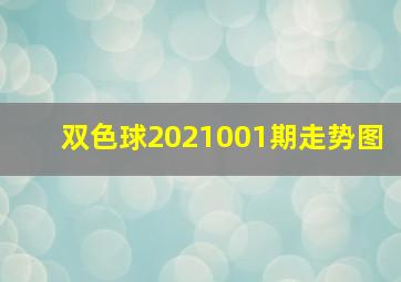 双色球2021001期走势图