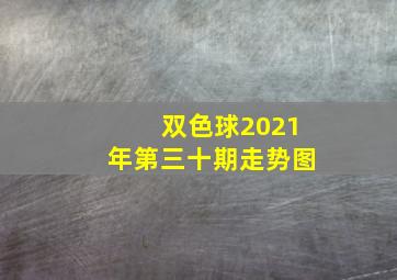 双色球2021年第三十期走势图