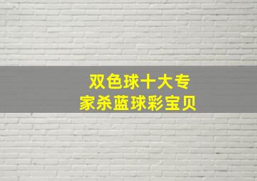 双色球十大专家杀蓝球彩宝贝