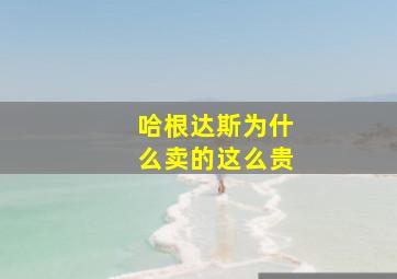 哈根达斯为什么卖的这么贵