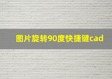 图片旋转90度快捷键cad