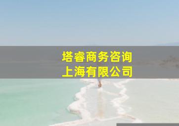 塔睿商务咨询上海有限公司