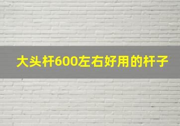 大头杆600左右好用的杆子