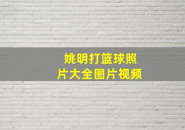 姚明打篮球照片大全图片视频