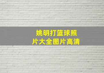 姚明打篮球照片大全图片高清