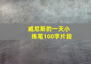 威尼斯的一天小练笔100字片段