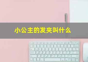 小公主的发夹叫什么