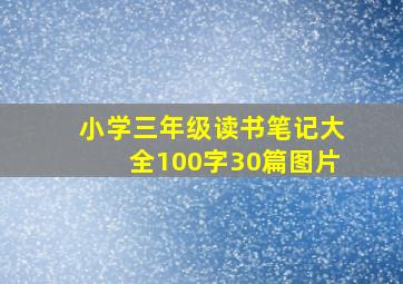 小学三年级读书笔记大全100字30篇图片