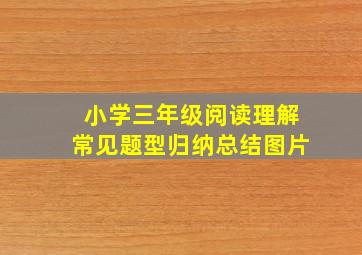 小学三年级阅读理解常见题型归纳总结图片