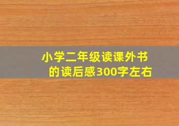 小学二年级读课外书的读后感300字左右