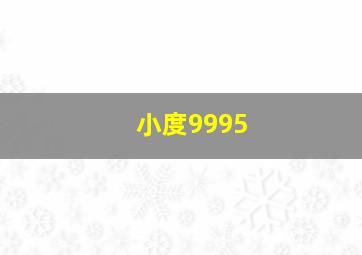 小度9995